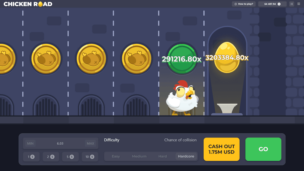 Gioca a Chicken Road online con soldi veri